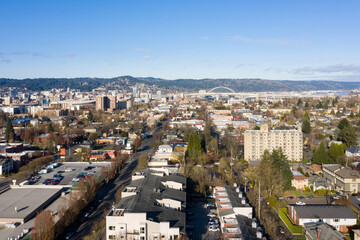 Obraz premium Northwest Portland as seen from the East side.