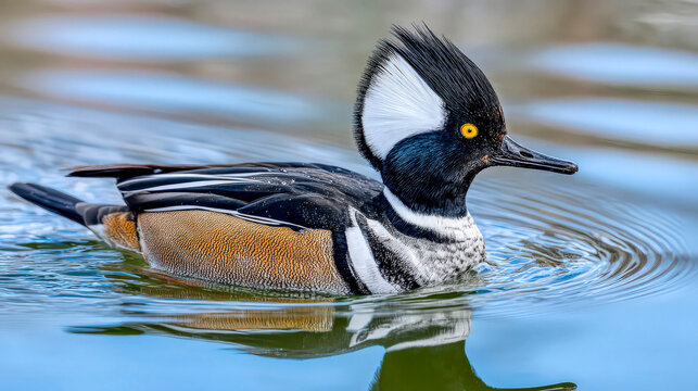 Hooded merganser