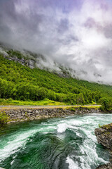 Cold summer in Norway.