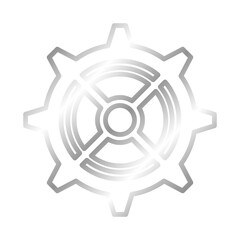 Obraz premium metallic gear cog