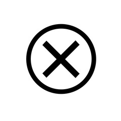 Obraz premium cross icon