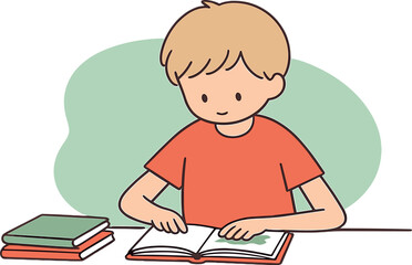 Light child chooses a notebook at a desk, covers stacked nearby, pages flipped slowly, fingers pause on a favorite one. |