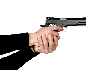 Hand holding gun © vetkit