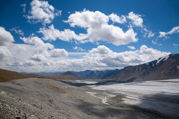 Altai tavan bogd national park landscape, Potanin Glacier, Mongolia