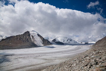 Altai tavan bogd national park landscape, Potanin Glacier, Mongolia