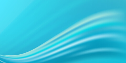 Obraz premium Blue gradient background with soft light waves and abstract patterns. Modern bg design with flowing lines, perfect for tech, medical presentations and business banners. Vector illustration