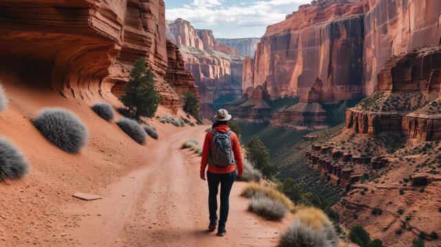 Experience a POV Adventure Hiking Through the Stunning Buckskin Gulch Canyon in the Southwest