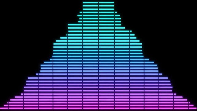 Audio Spectrum Visualizer - A Dynamic and Colorful Sound Wave Display.