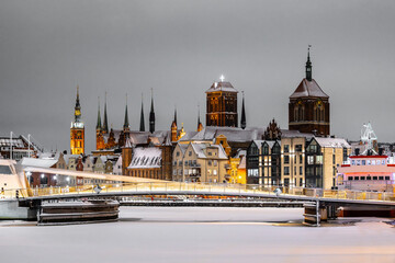 Winter View The Motlawa River