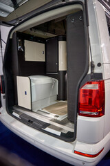 Fototapeta premium Interior of a camper van