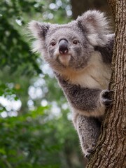 Obraz premium Wonderful charismatic Koala in natural beauty.