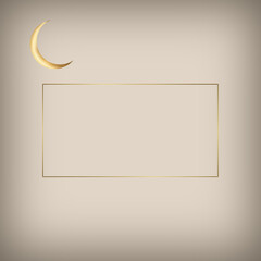Minimal Ramadan background