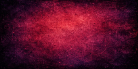 Red grunge textured background with smoke and fire effects © Hena