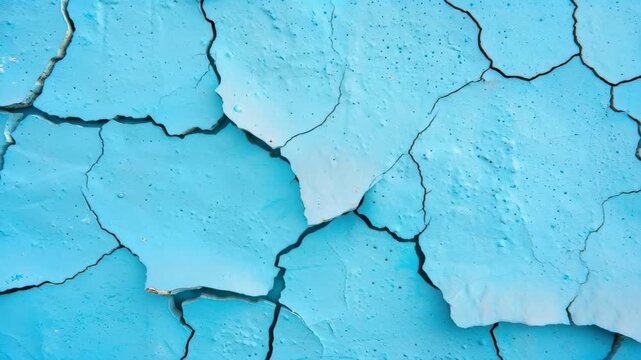 Fractured Canvas: A close-up view reveals a textured canvas of crack, its surface marked by an intricate network of fissures. The pattern creates a sense of fragility and decay.