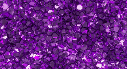 purple amethyst crystals sparkling vividly their faceted gemstone texture forming a luxurious abstract background ideal for elegant designs.