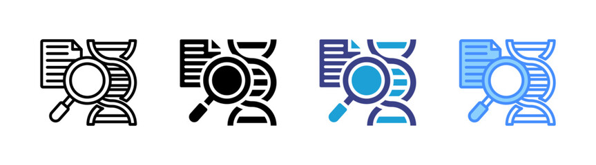 Observation  icon set multiple style collection