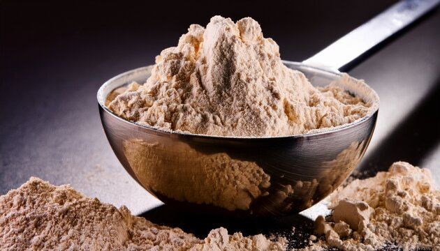 Protein Powder Supplement In A Scoop