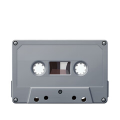 Obraz premium Retro Gray Audio Cassette Tape