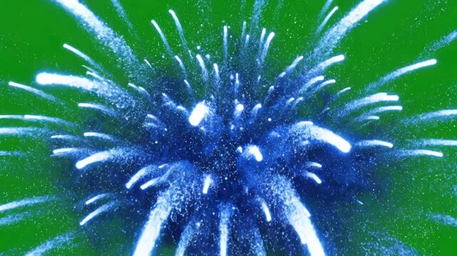 Radiant Blue Energy Pulse with green screen chroma key model released back view group of people fans wearing clothes celebrating during a sport event 4k uhd prores 422 hq distortion, overlay, glitch