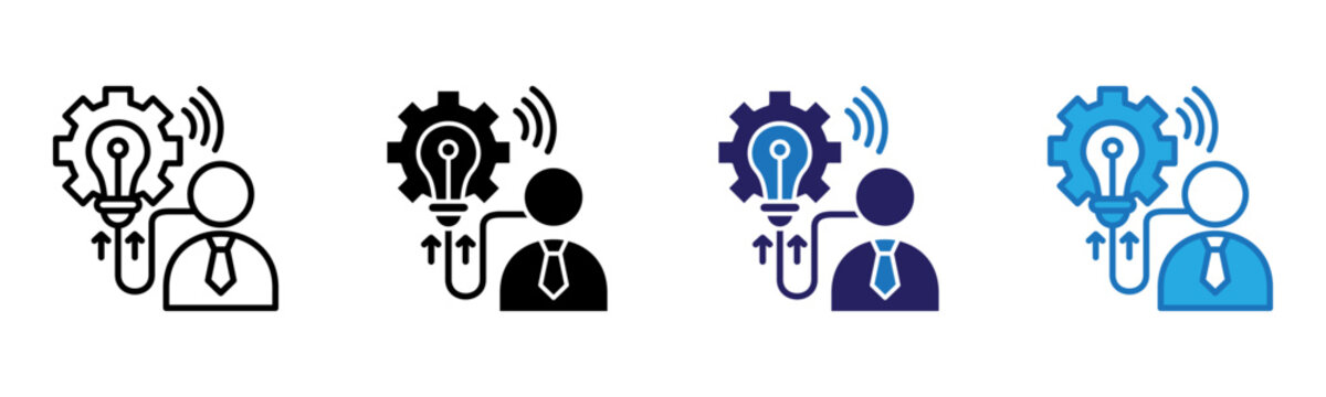 Smart Icon Multi Style Vector Illustration