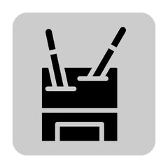 Obraz premium Magic vector, clip art, and symbol. Flat design of magic concept and simple design