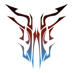 Abstract Tribal Logo Design Element.