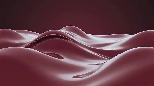 Burgundy Abstract Background with Luxury Red Gradient and Elegant Smooth Motion