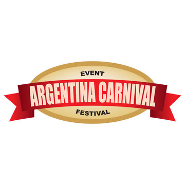 Sticker for Argentina Carniva