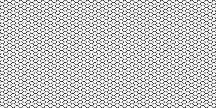Black snake skin pattern isolated on white background eps 10