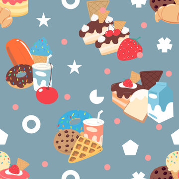 A collection of delicious and adorable bakery and dessert treats.
