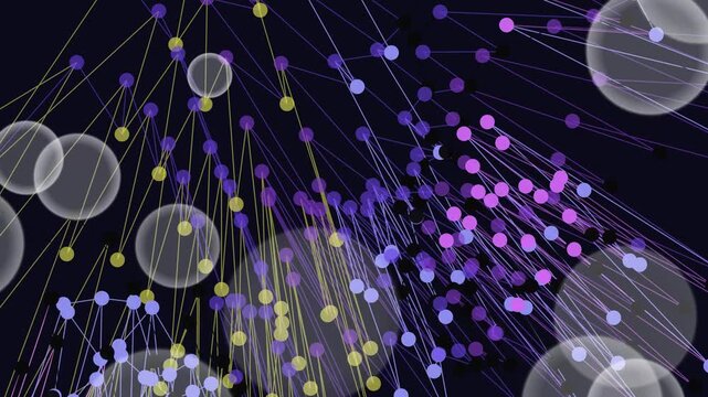 abstract geometric background animated with stripes and dot