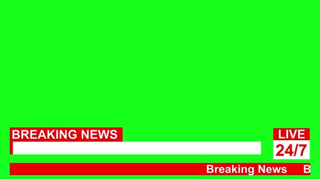 Breaking News template intro for TV broadcast news programs featuring bold 3D  Breaking News  text and badge animation. Dynamic global spinning earth background with cyber and futuristic visual style.