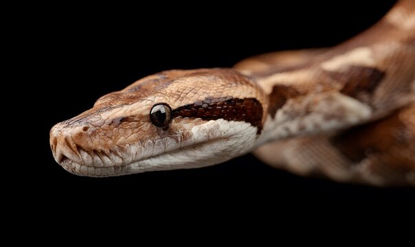 a Boa constrictor snake in the wild
