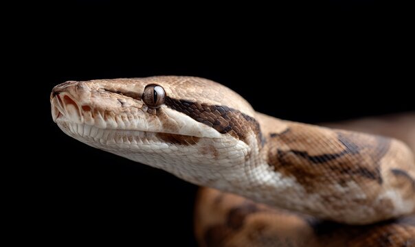 a Boa constrictor snake in the wild