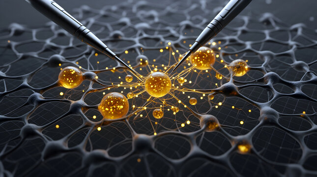 AI-Guided Microsurgery with Nanobot Tools on a Cellular Level