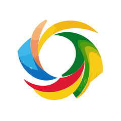 abstract vector logo design