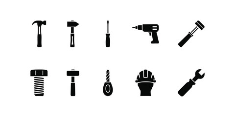 Obraz premium Collection of various hand tools and equipment