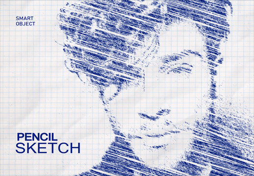 Pencil Sketch Photo Effect