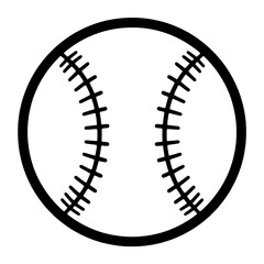 Fototapeta premium baseball vector icon isolated PNG transparent