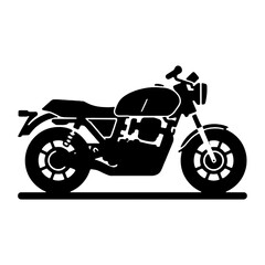 Fototapeta premium motorcycle vector icon isolated PNG transparent