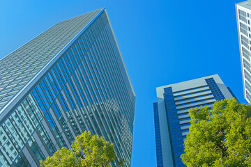 高層ビル　オフィス街