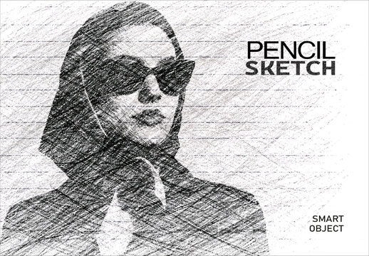 Pencil Sketch Drawing Photo Effect