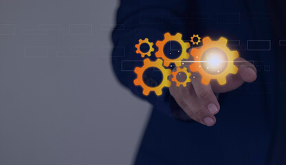 Concepts related to stimulating business processes, strategic innovation, and industrial workflow management, as well as digital transformation in modern business operations.