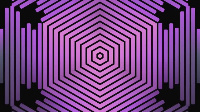 Abstract geometric pattern creating a dynamic visual motion effect, ideal as a vibrant futuristic background element.