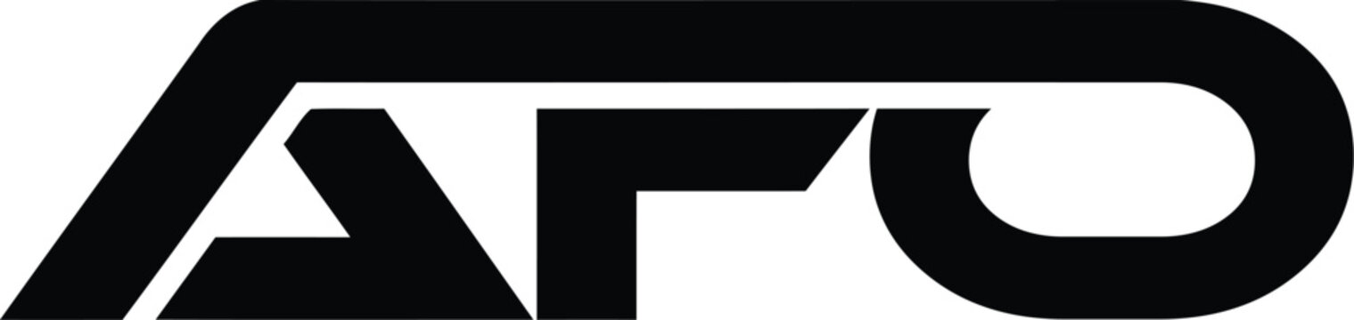 Letter AFO monogram logo