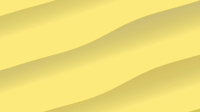Abstract yellow background with soft wavy design creating a calm and cheerful atmosphere