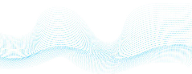 Abstract blue wave vector background illustration