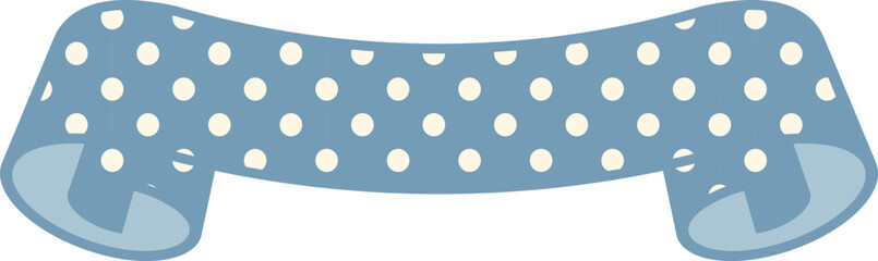 Ribbon Frame -4- blue © illustdo