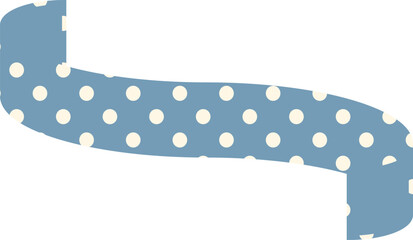 Ribbon Frame -3- blue © illustdo