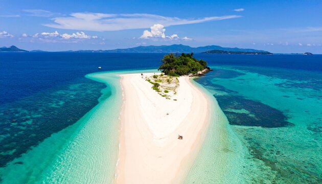 very beautiful small island